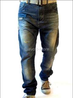ENERGIE GOLD Wing Baggy Jeans Hose blau H55 NEU 2011  