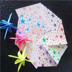 Shiny Starry Crane Bird Origami Paper Free Ship  
