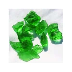  Green Frosted Green Sea Glass