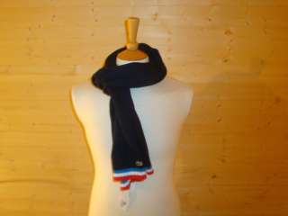 LACOSTE LIVE LVE TRICOLOR SCARF NEW ONE SIZE FITS ALL  
