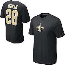 Nike New Orleans Saints Mark Ingram Name & Number T Shirt