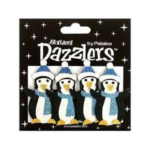  Petaloo Sticker Dazzlers Holiday Winter Penguins Arts 
