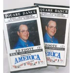 Ed Foote Square Dancing in America Series VHS Set   Square Dance Basic 