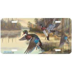 5375 Fly By Mallard Duck License Plate Car Auto Novelty Front Tag by 