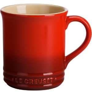  Le Creuset Cherry Stoneware 12 Ounce Mug, Set of 4 