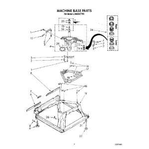  Whirlpool Part Number  388492 For Model #  LA8800XTW0 