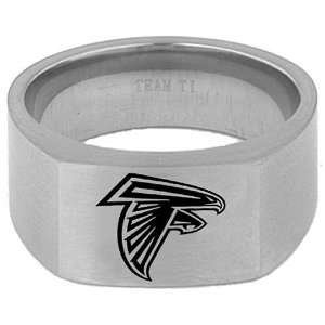  Team Titanium Atlanta Falcons 10mm Signet Ring Sports 