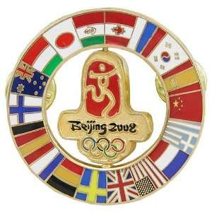    2008 Olympics Beijing Historic Spinner Pin