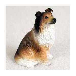 Collie Miniature Dog Figurine   Sable