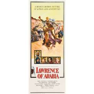  Lawrence Of Arabia Insert Movie Poster 14X36 #01