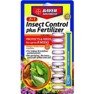   in 1 Insect Control Plus Fertilizer Plant Spike Patio, Lawn & Garden