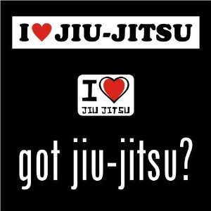  I love Jiu Jitsu and got Jiu Jitsu 3 Sticker pack Arts 