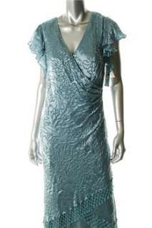 Alex Evenings NEW Blue Formal Dress Embellished Sale 14  