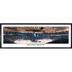  New York Rangers Gretzkys Last Game Panoramic