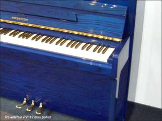 Klavier RAVENSTEIN RV 112K  Blau poliert  