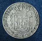 Portugal 400 Reis, Cruzado, 480 Reis, 1813   Beautiful And Rare Silver 