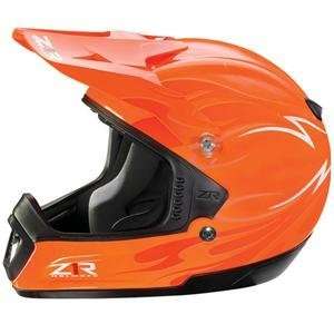  Z1R Intake Flame Helmet   X Small/Orange Automotive