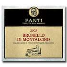 2003 FANTI BRUNELLO di Montalcino 3 Flaschen