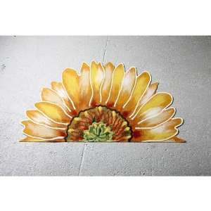  Liora Mann Cutting Edge Iii Yellow Sunflower Rug   18 x 30 