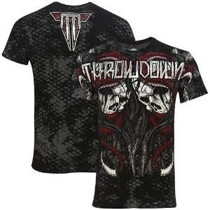  Throwdown Black Venomous Premium T shirt Sports 