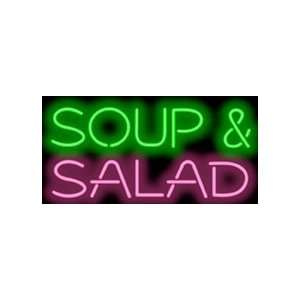  Soup and Salad Neon Sign 