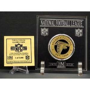 Official 2007 NFL Team Game Coin   Atlanta Falcons  Sports 