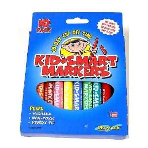  DriMark Kid Smart 60 Day Cap Off Markers pack of 10