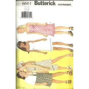   (Butterick Sewing Pattern 6661, Size 7,8,10) Arts, Crafts & Sewing