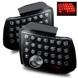  99 04 Ford Mustang Black LED Tail Lights Automotive