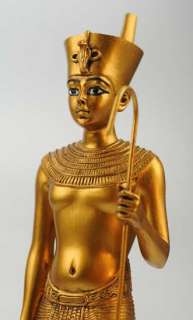 Statue Skulptur handbemalt Ägypten Tutenchamun Pharao  