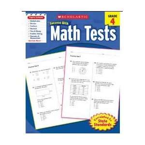  Success Math Tests Gr 4 By Scholastic Teaching Resources Toys & Games