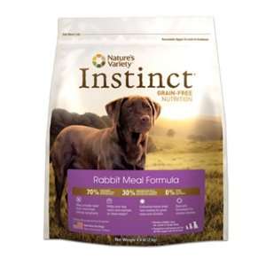 Instinct Grain Free Rabbit Meal Dry Dog Food by Natures Variety, 4.4 