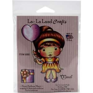   La La Land Cling Stamp, Heart Balloon Marci 