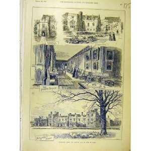   1893 Penshurst Place Kent De LIsle Building Sketches