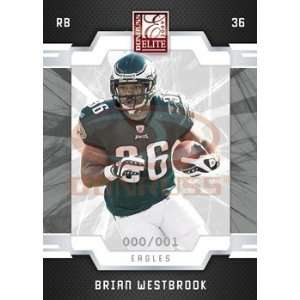 Brian Westbrook   Philadelphia Eagles   2009 Donruss Elite NFL 