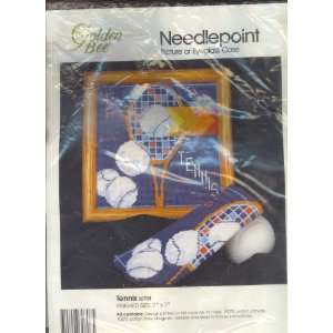  Golden Bee Needlepoint Picture or Eyeglass Case Kit 