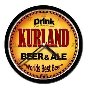  KURLAND beer and ale cerveza wall clock 