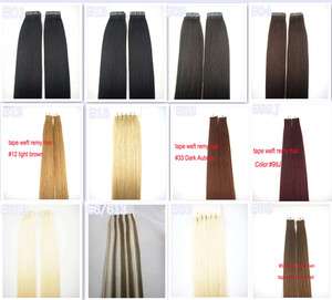 Remy Tape Hair Extension 20 100g 40pcs (more color)  