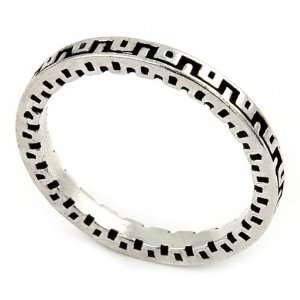   Stackable Sterling Silver Band Ring, Size 5 Monger Designs Jewelry