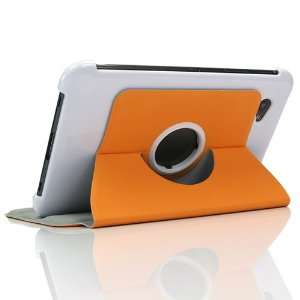  Orange / PU Leather Stand Case / Cover for Samsung Galaxy Tab 7 