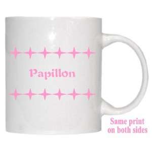  Personalized Name Gift   Papillon Mug 