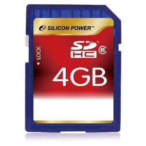  Silicon Power Secure Digital SDHC Memory Card   SDHC 4 GB 