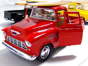   side 3100 Pick up Red Truck Die cast Dioramas Surfboard 1 32 5  