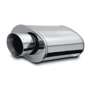 Magnaflow 14814 Street Series Polished Stainless Steel Oval Muffler 