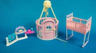 Barbie Kelly Tommy Play Pen, Crib, etc Bedroom Nursery Set  