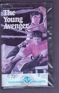 THE YOUNG AVENGER Yue Wong ocean shores 1980~RARE VHS  