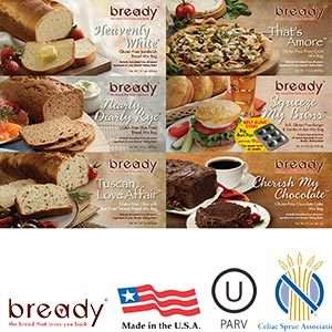 Bready Gluten Free Bread Mixes Variety 6 pack  