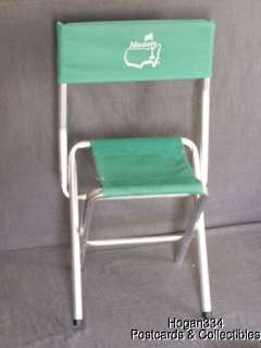 Vintage Masters Golf Tournament Green Folding Chair  