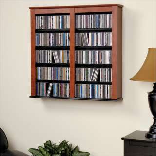   dvd media wall storage in cherry and black 3368 a beautiful mix of