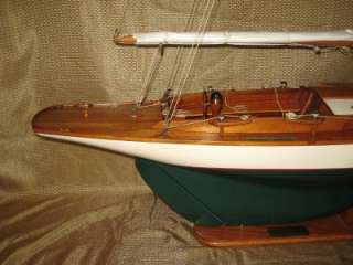    Herreshoff Vintage Custom Sailboat Model 4.5 x 5.5 feet  